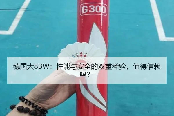 德国大8BW：性能与安全的双重考验，值得信赖吗？